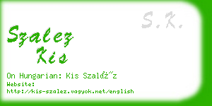 szalez kis business card